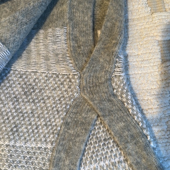 Banana Republic - Birdseye merino/wool poncho - Picture 6 of 8